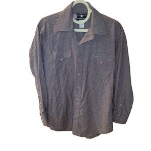 Flying R Ranchwear Western Shirt Long Sleeve Pearl Snap Classic Fit Size M - L